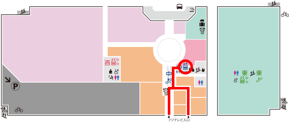 施設案内 アクアシティお台場