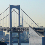 アクアシティお台場からみた東京タワー
